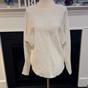 Oliver.o Ivory Studded Knit Sweater – NWT – Size M